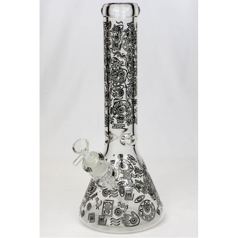 Glow in the Dark 14" 7mm Glass Bong