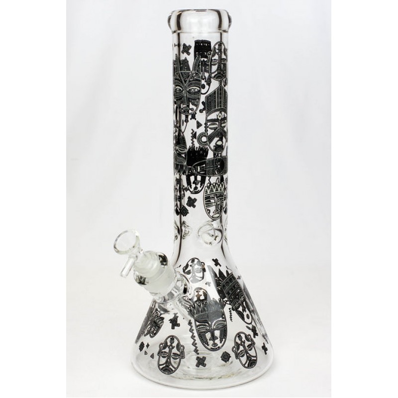 Glow in the Dark 14" 7mm Glass Bong