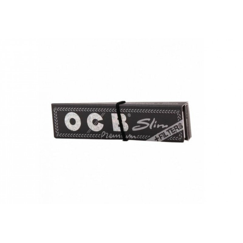 OCB Premium Black Slim Papers + Filters