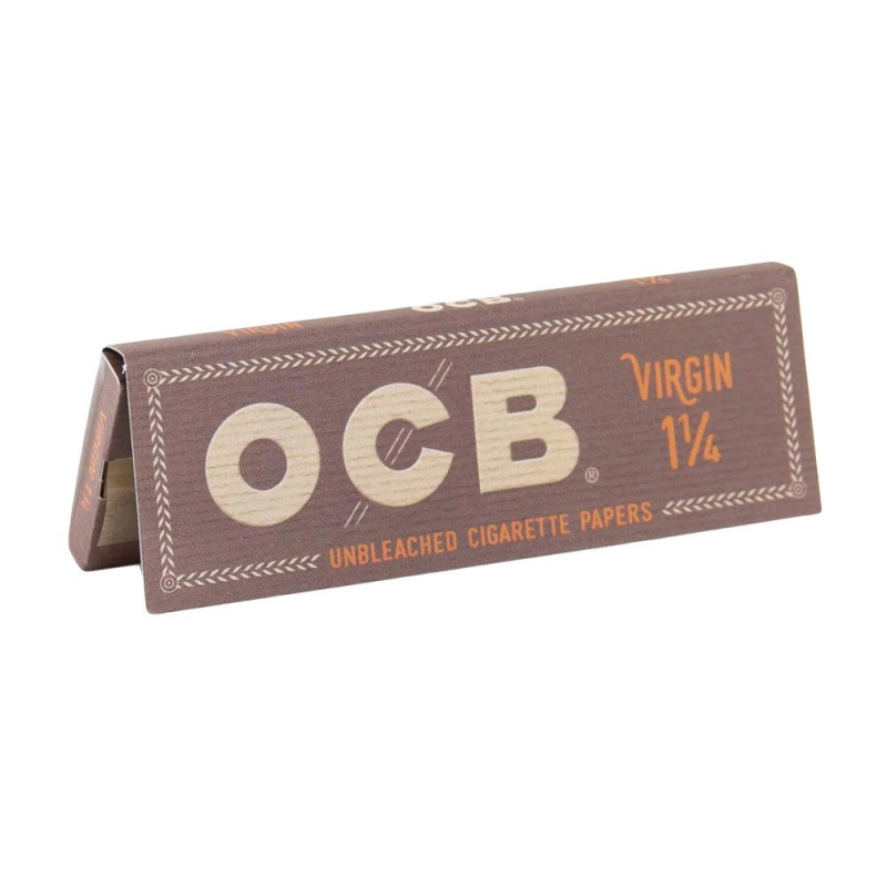 OCB Virgin Unbleached 1 1/4 Rolling Papers