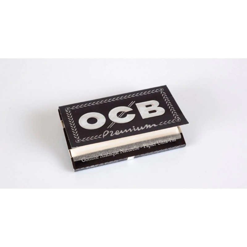 OCB Premium Black Double Single Wide Rolling Paper...