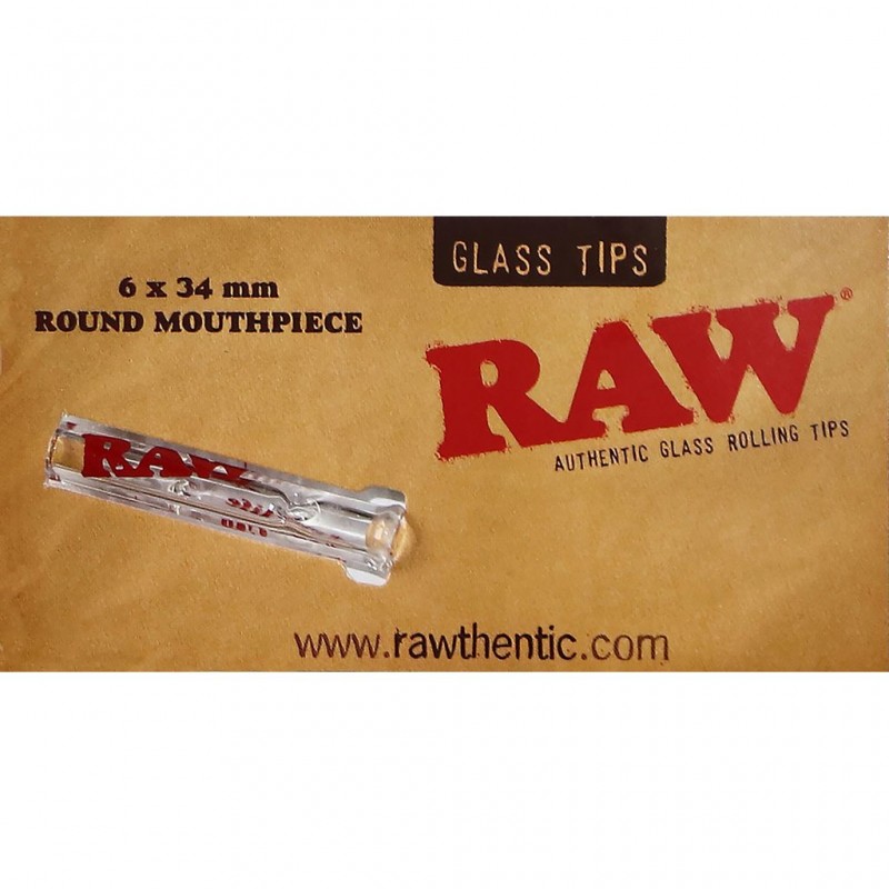 RAW Glass Rolling Tips 6 x 34mm