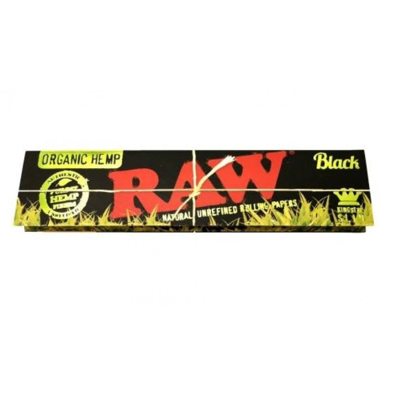 RAW Black Organic Hemp King Size Slim Rolling Pape...