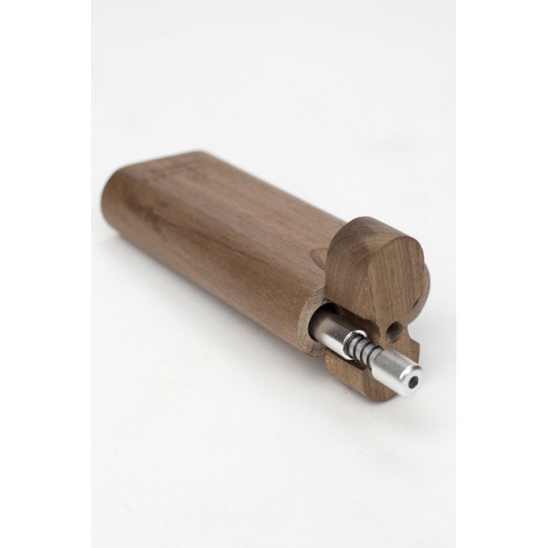 Walnut Dugout with Anodized Spring One Hitter