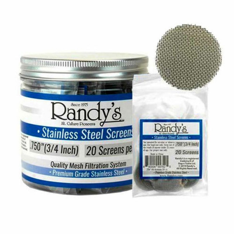 Randy's 0.75" Stainless Steel Screens