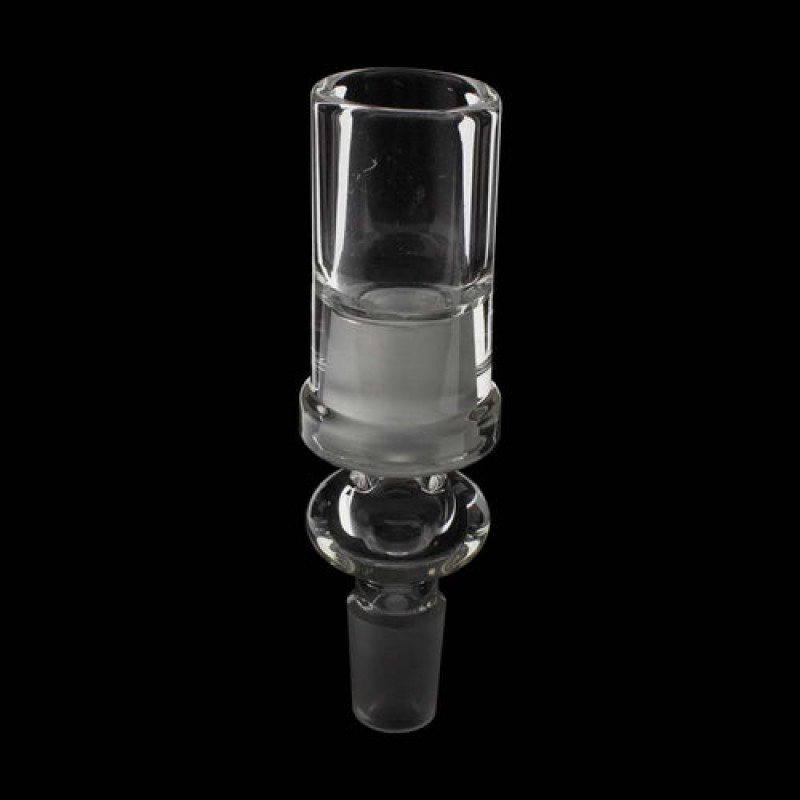 Straight Adapter with Glass Dome Combo - 14mm Male to 14mm Male
