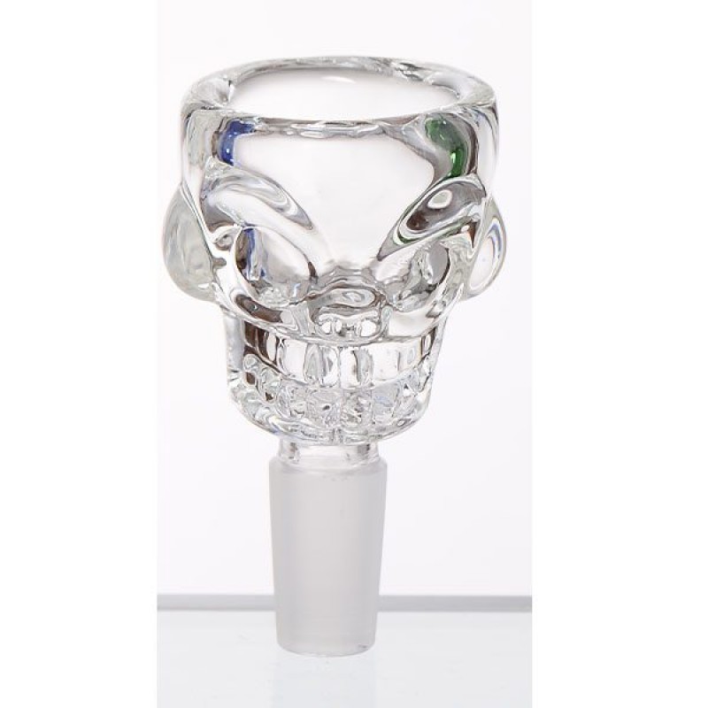 Color Skull glass bowl for 14 mm Joint – Assorte...