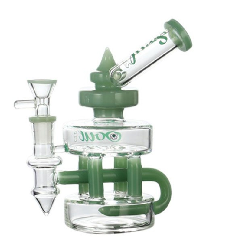 Soul Glass Recycler 7″ Bong / Dab Rig with 4mm Q...
