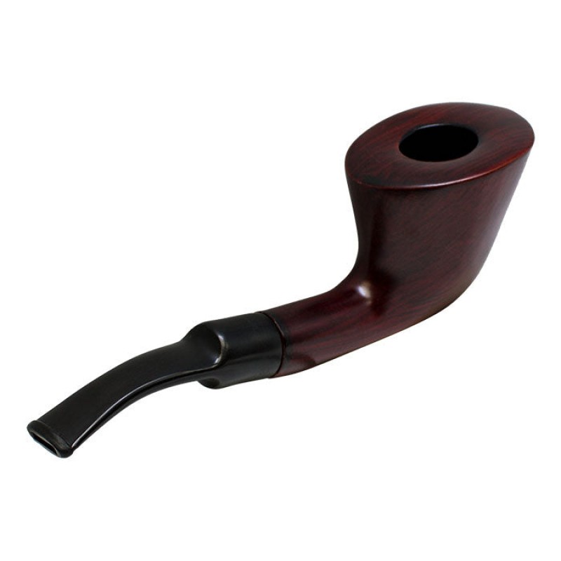 Brown Bamboo Style Tobacco Wood Pipe