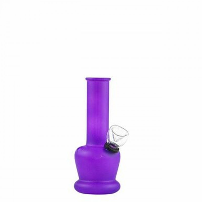 Colored 5" Frosted Glass Bong