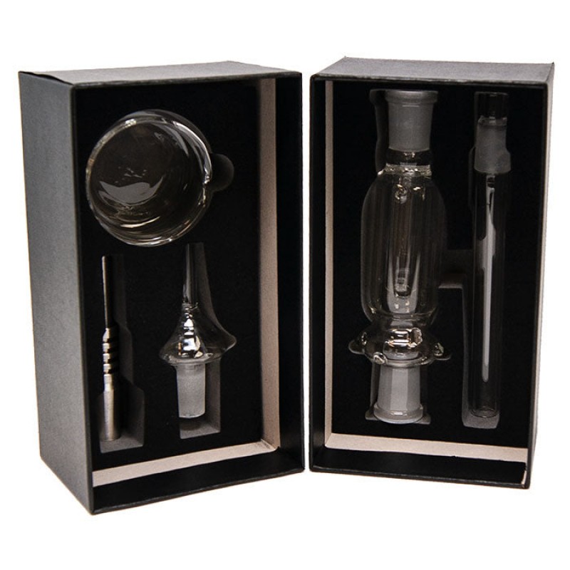 Glass + Stainless Steel Nectar Collector - 14mm & 19mm