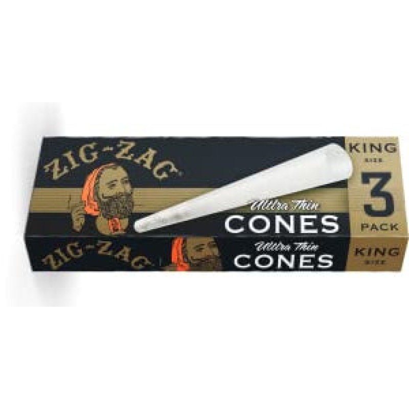 ZIG-ZAG Pre-Rolled Cone King Size 3 per pack