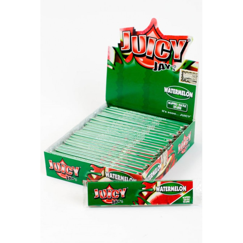 Juicy Jay's King Size Slim Watermelon flavoured papers