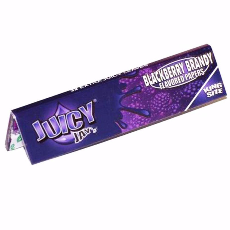 Juicy Jay's King Size Slim Blackberry Brandy Flavoured Rolling Papers