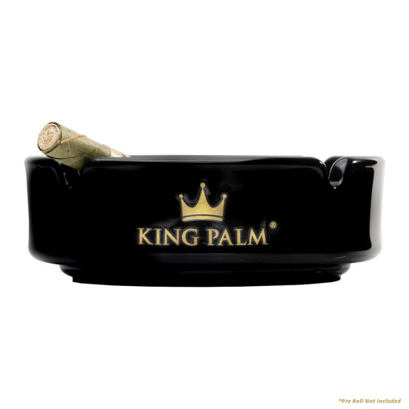 King Palm - Black and Gold Ashtray