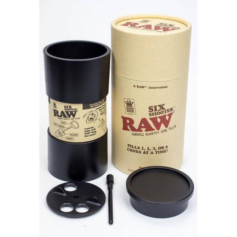 RAW six shooter for King size cones