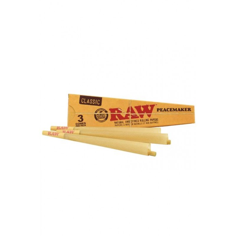 RAW Classic Pre-Rolled Peacemaker Cones