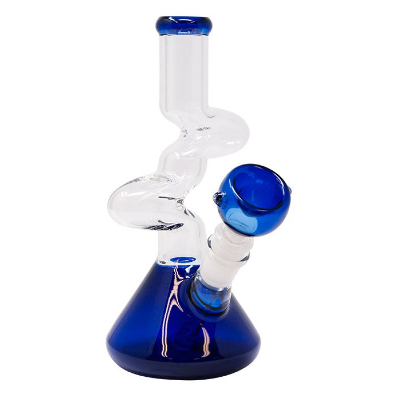 8 Inches Double Zong Bong With Bowl