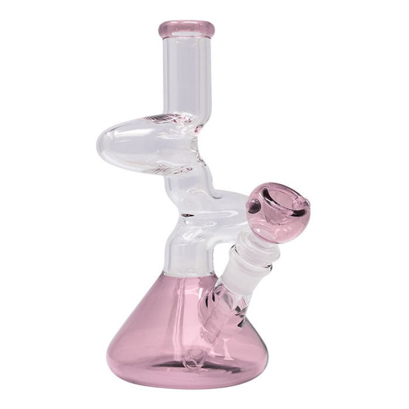 8 Inches Double Zong Bong With Bowl