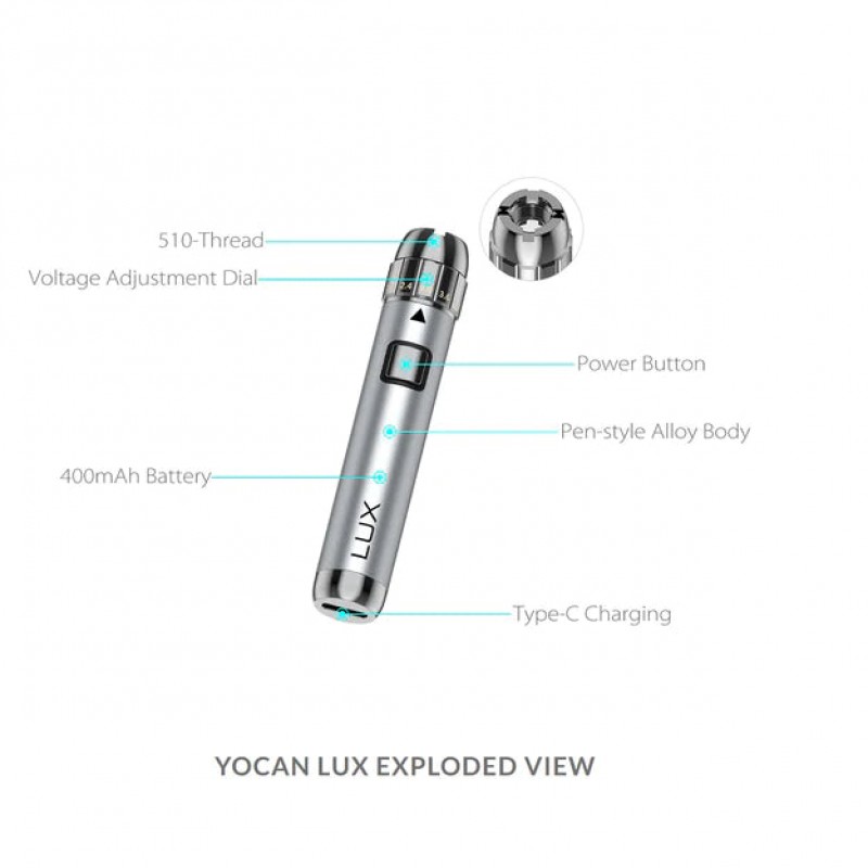 Yocan Lux Universal Twist Battery 510