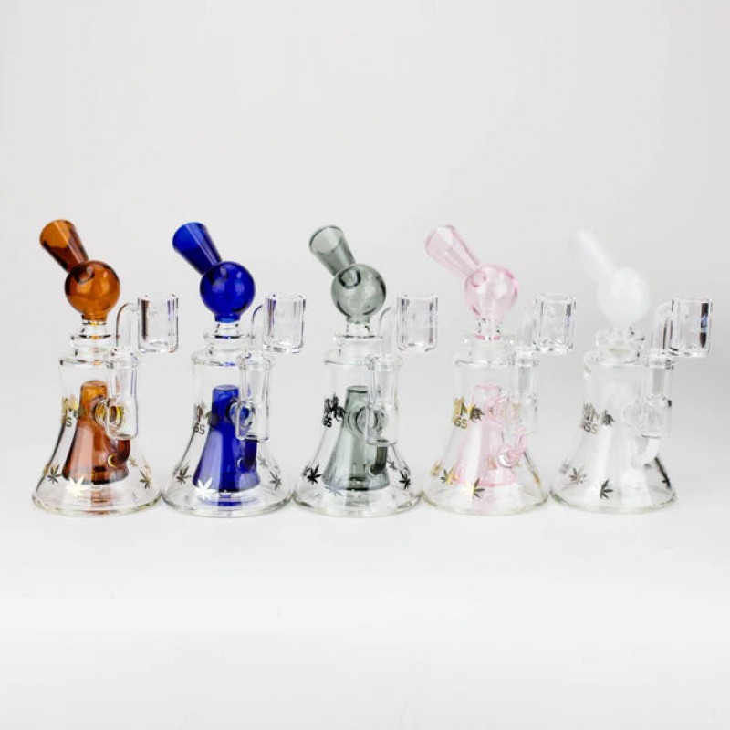 5.7" MGM Glass 2-in-1 bubbler with Logo [C267...