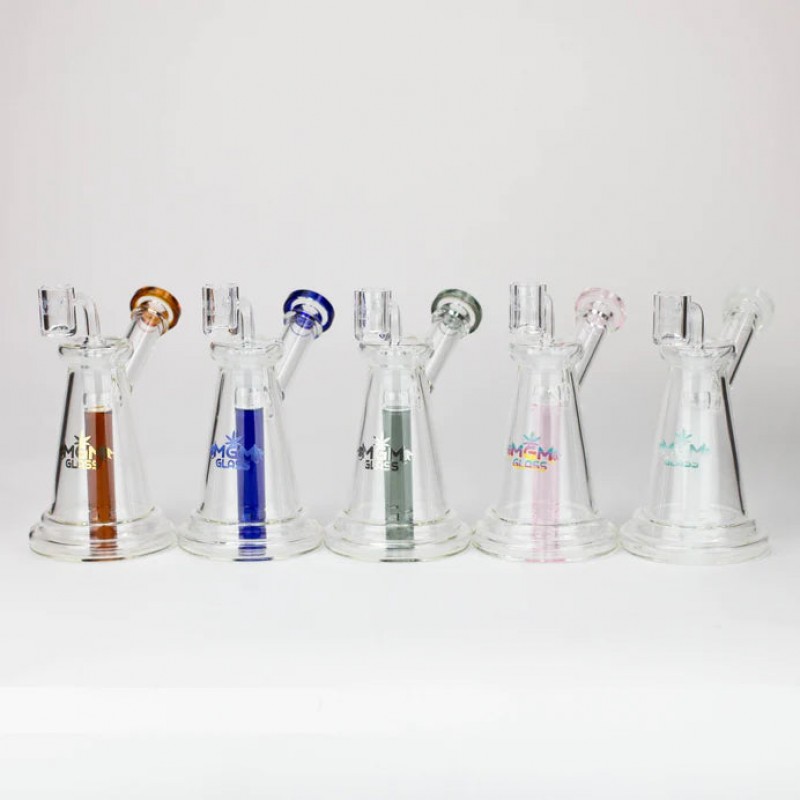 5.7" MGM Glass 2-in-1 bubbler with logo [C267...
