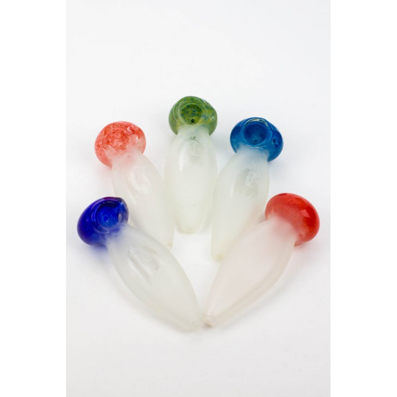 4.5" Frost soft glass hand pipe