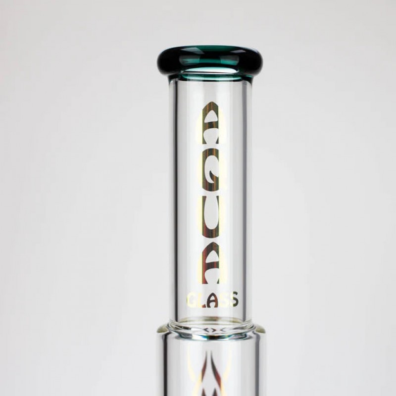 21" AQUA Glass 2-in-1 Inline diffuser glass water bong