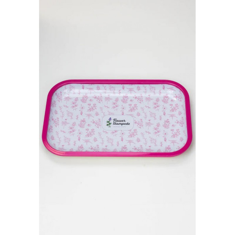 Flower Stampede Signature Floral Pattern Rolling Tray