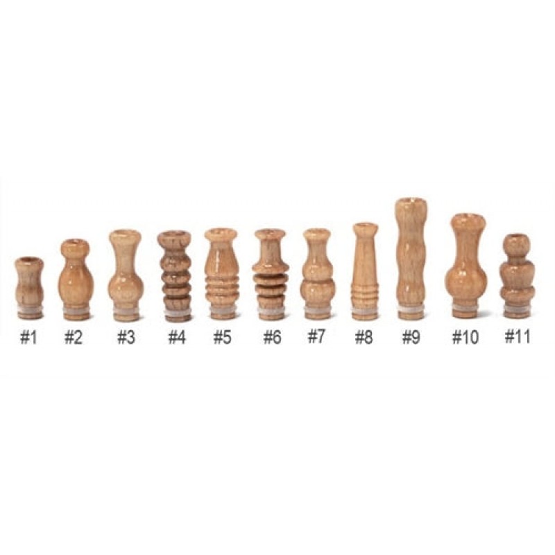 [Clearance] Wooden Family of Drip Tips
