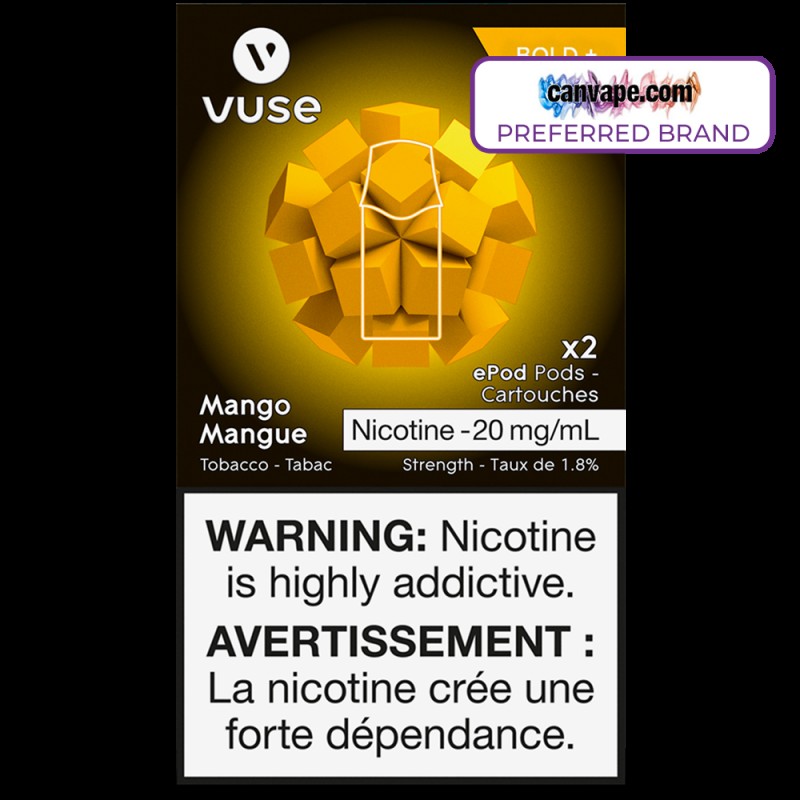 Vuse - Mango BOLD+ ePod Replacement Pods