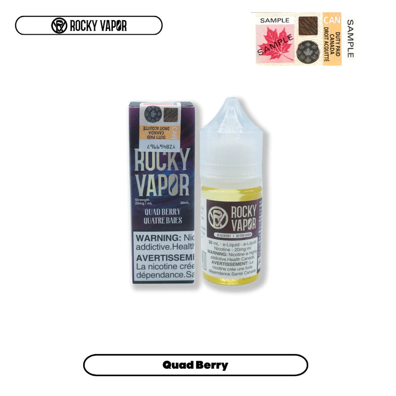 Rocky Vapor E-Liquids - Quad Berry **Introductory ...