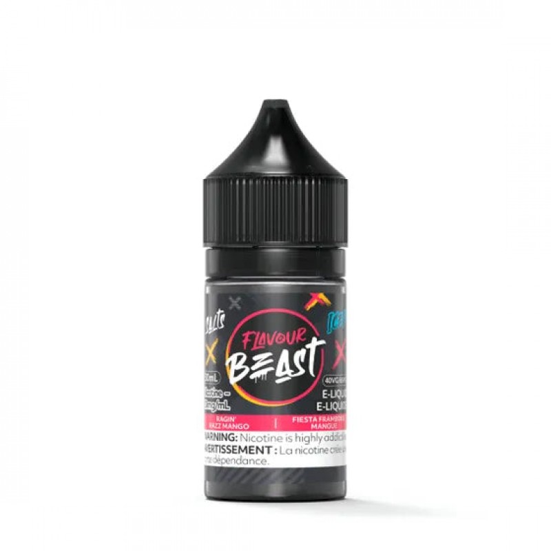 Flavour Beast E-Liquid - Ragin' Razz Mango Ice...