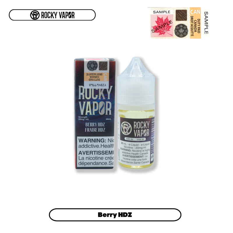 Rocky Vapor E-Liquids - Berry HDZ **Introductory S...