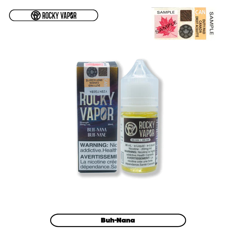 Rocky Vapor E-Liquids - Buh Nana **Introductory Special**