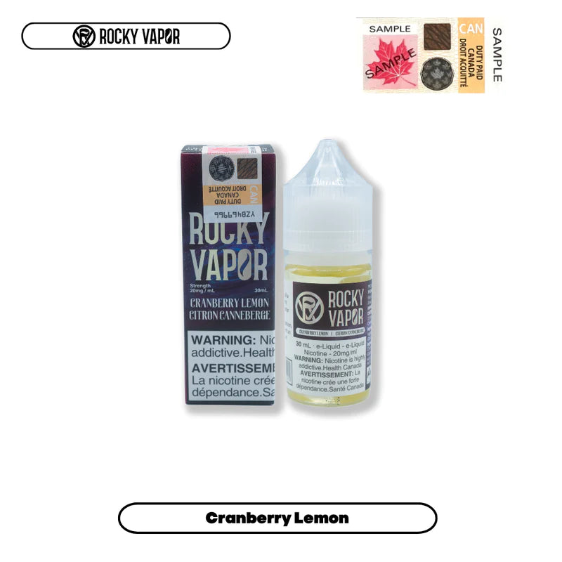 Rocky Vapor E-Liquids - Cranberry Lemon **Introduc...
