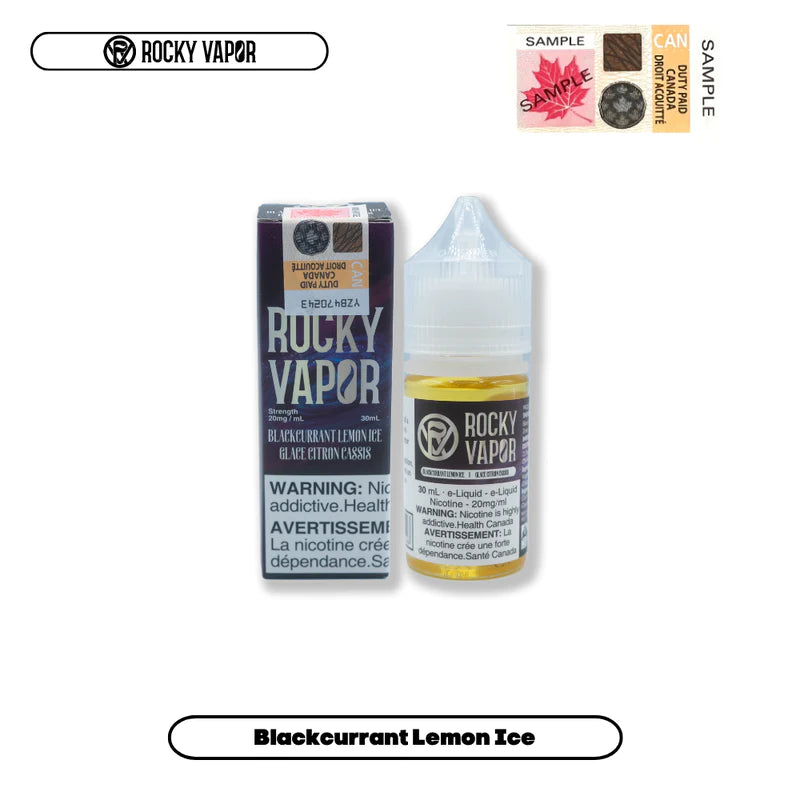Rocky Vapor E-Liquids - Blackcurrant Lemon Ice **Introductory Special**