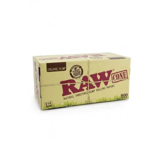 [Clearance] RAW Organic Pre Rolled Cones Bulk 900 1 1/4