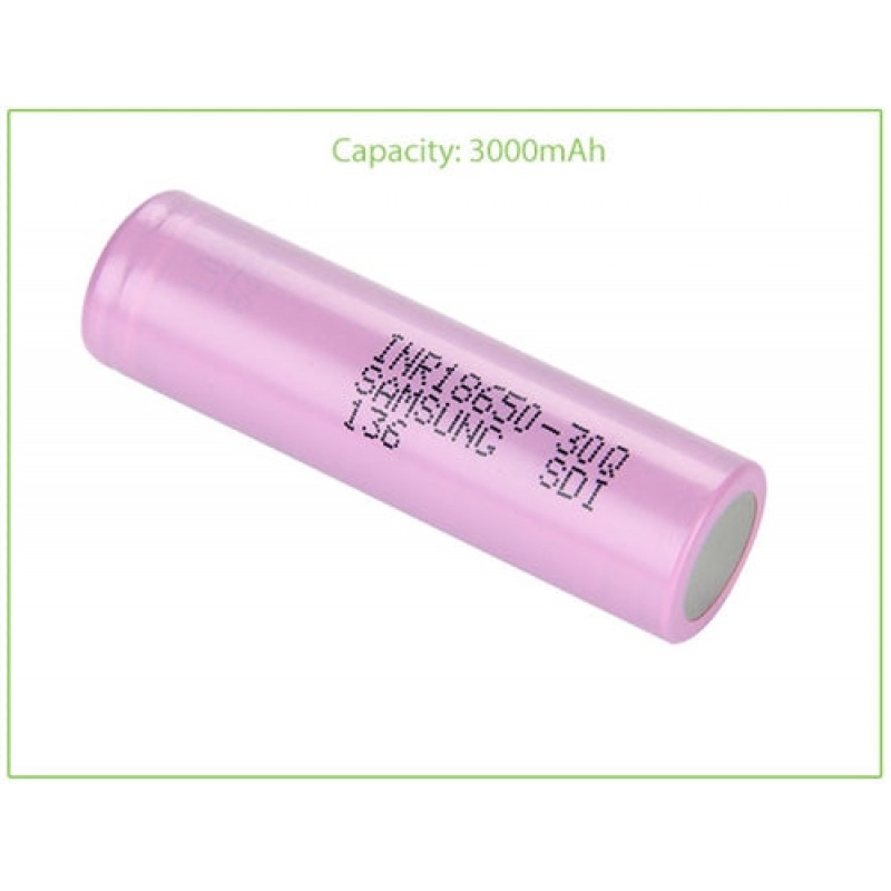 SAMSUNG INR18650-30Q 3000mAh High-drain Battery - ...