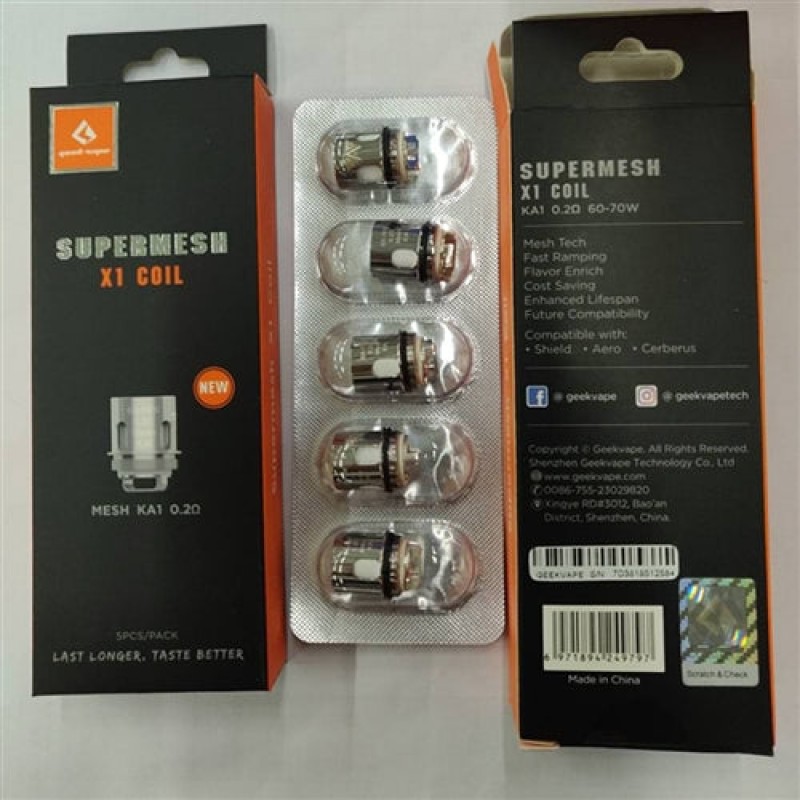 GeekVape Super Mesh Replacement Coil for Shield-Ae...