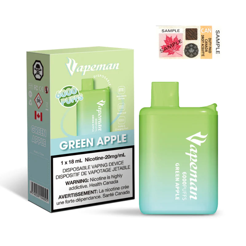 Vapeman 6000 Rechargeable Disposable Vape *New Price!