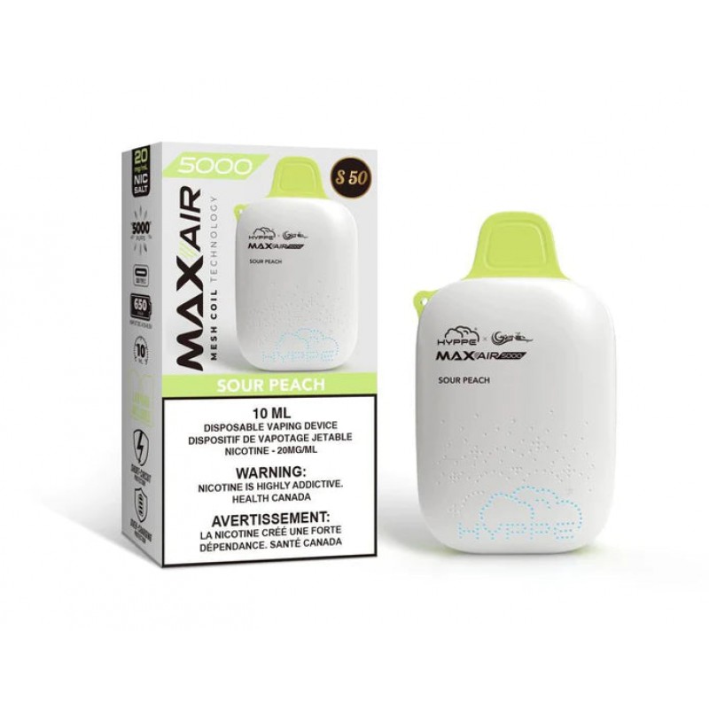 Hyppe & Genie MAX-AIR 5000 Puff Rechargeable Disposable Vape S50