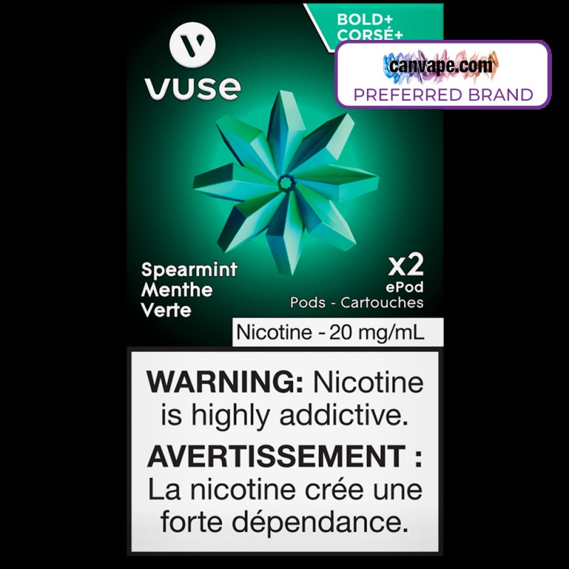 Vuse - Spearmint Bold+ ePod Replacement Pods