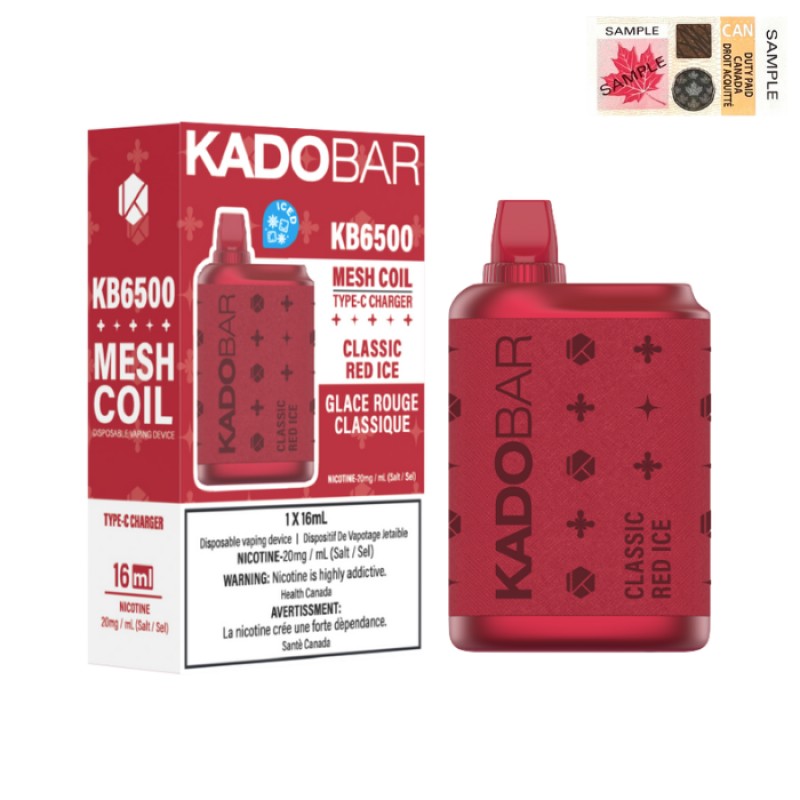 KadoBar 6500 Puff Rechargeable Disposable Vape