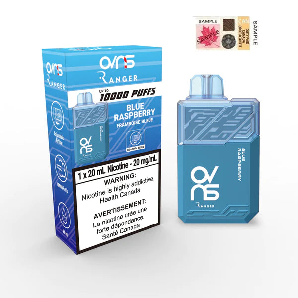 OVNS Ranger 10,000 Puff Rechargeable Disposable Va...